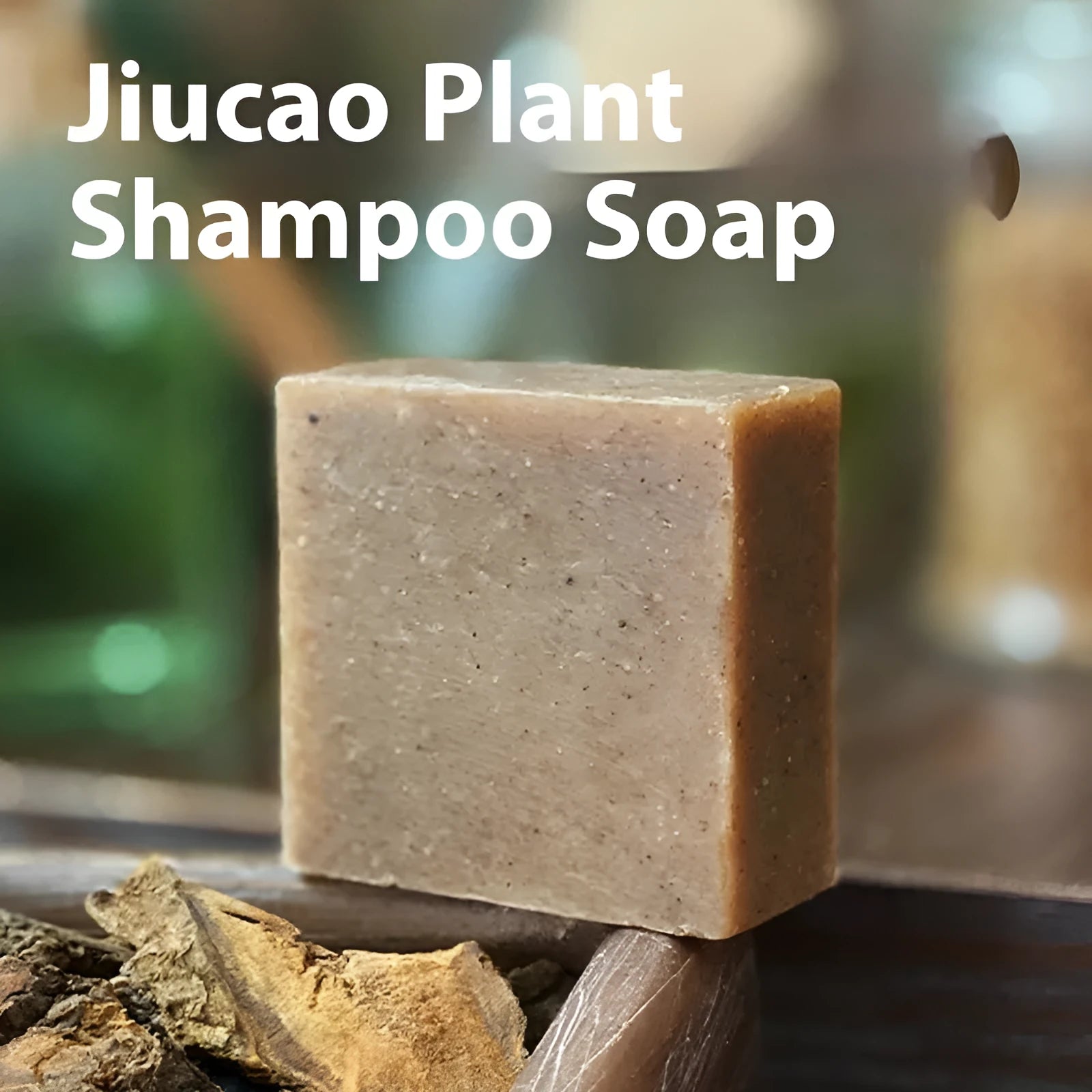 Nine grass cold process shampoo soap bar 72g solid hair washing bar