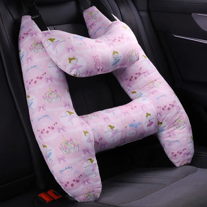 55x70cm automotive headrest pillow with pearl cotton filling showing pattern options