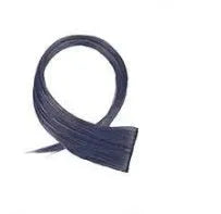 Long curly gradient hair wig patch in mixed silk material, showing 60cm length and vibrant colour options.