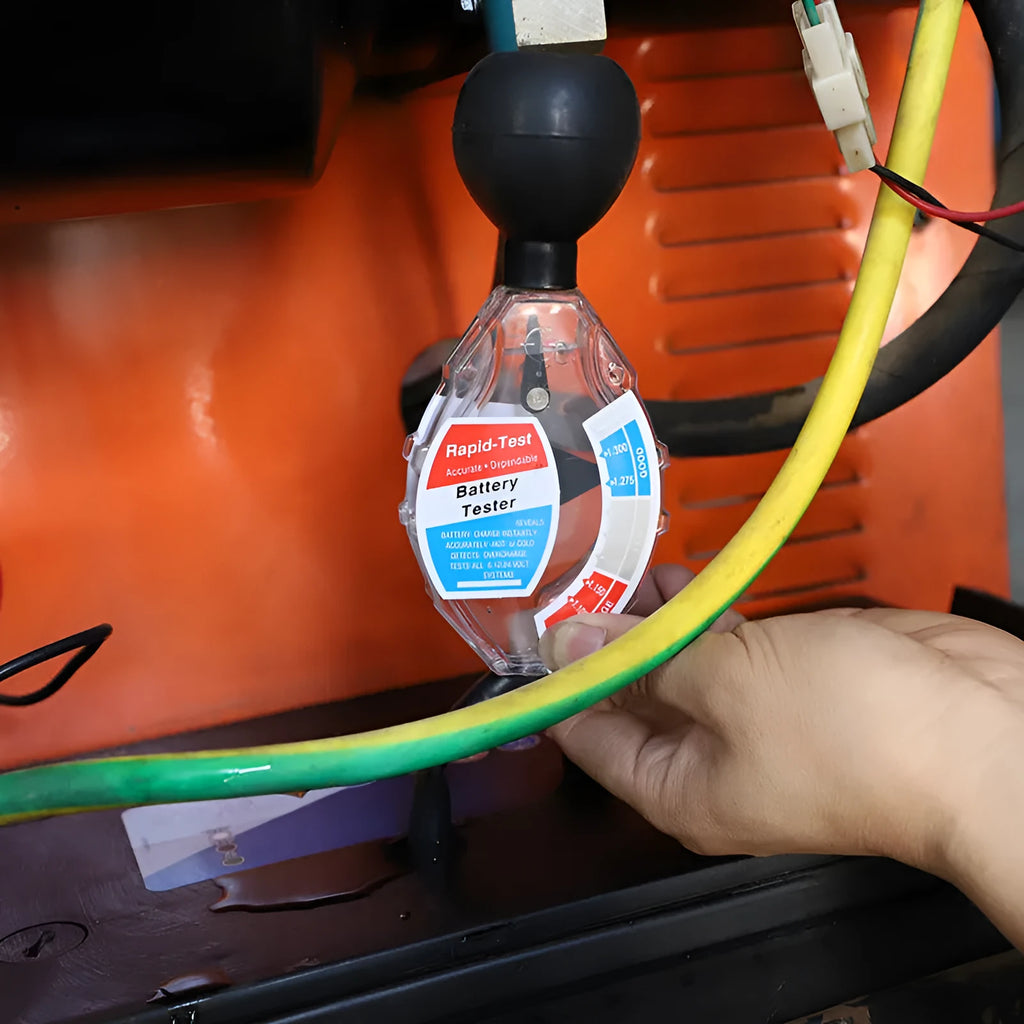 ABS battery electrolyte hydrometer detector with suction tube for lead acid battery testing