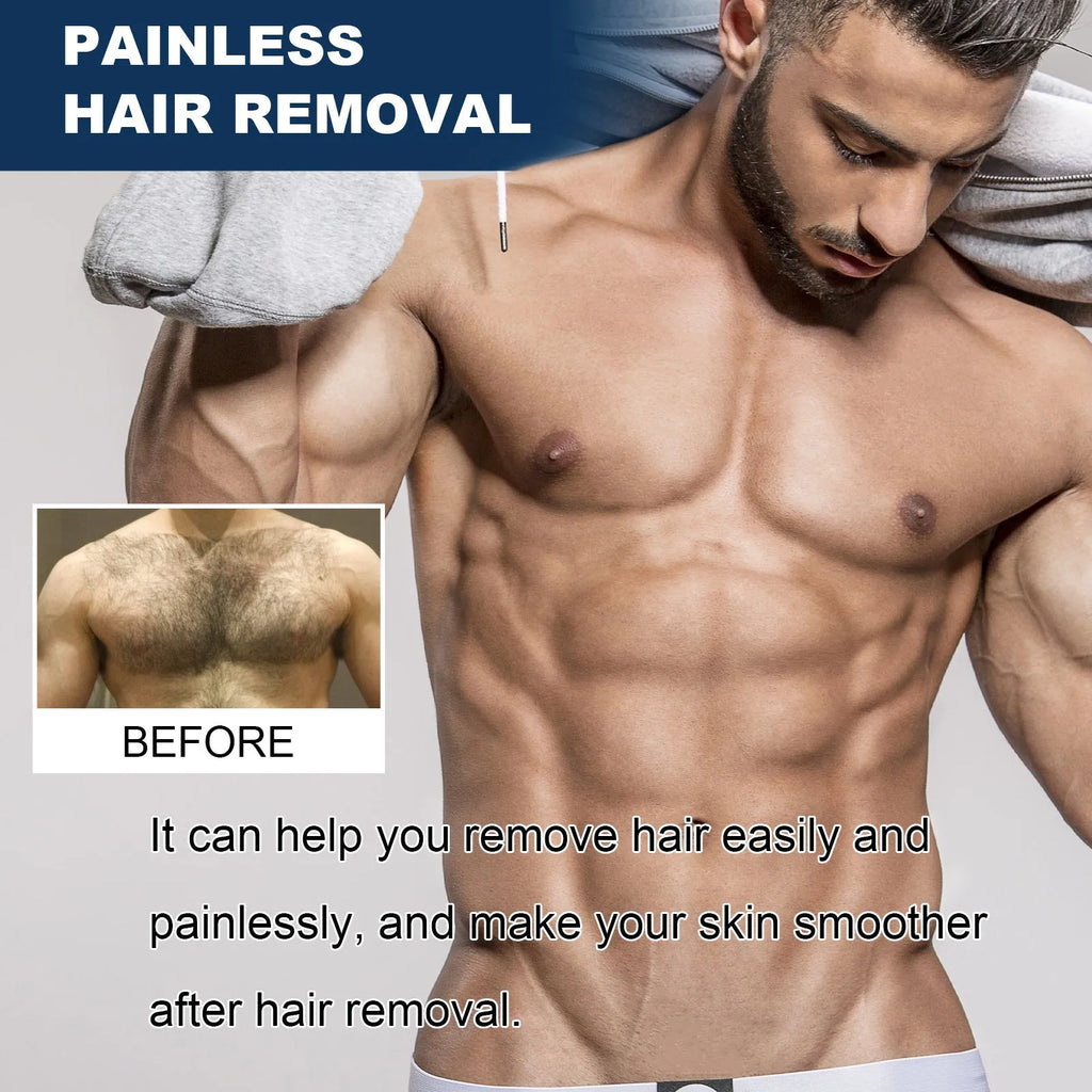 Men's hair removal cream 100ml for lip beard armpit hand leg hair removal