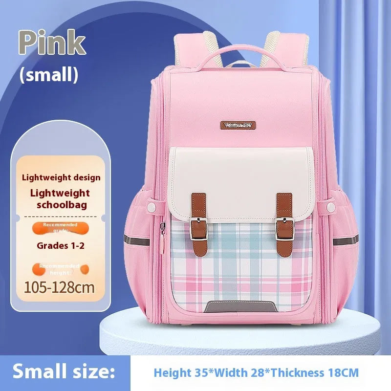 Modern Oxford cloth student schoolbag in various colours suitable for grade 5-6 students