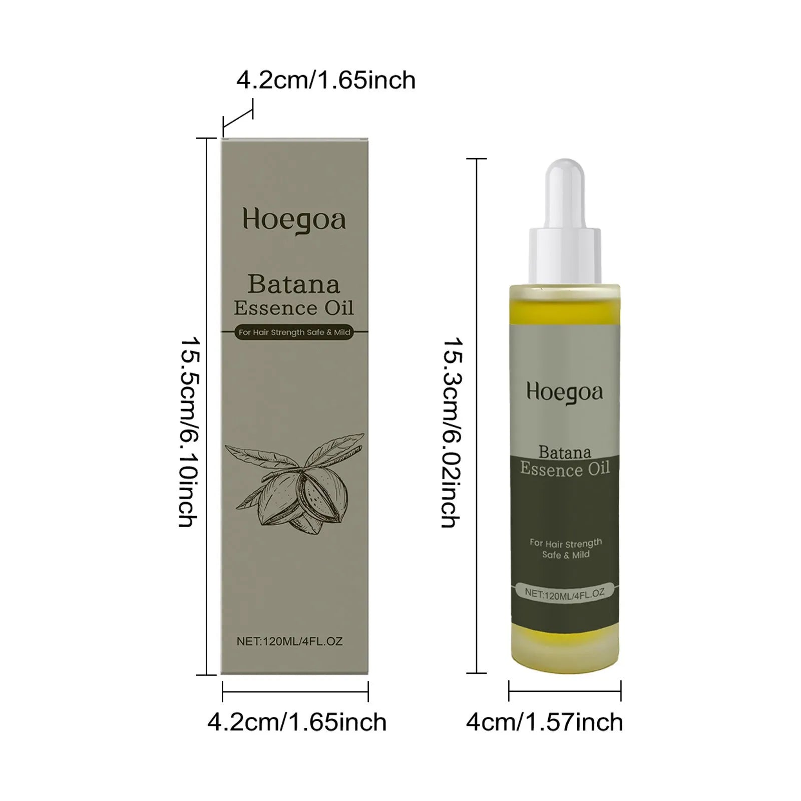 120ml bottle of Platthana Secret Hair Essential Oil for gentle scalp massage.