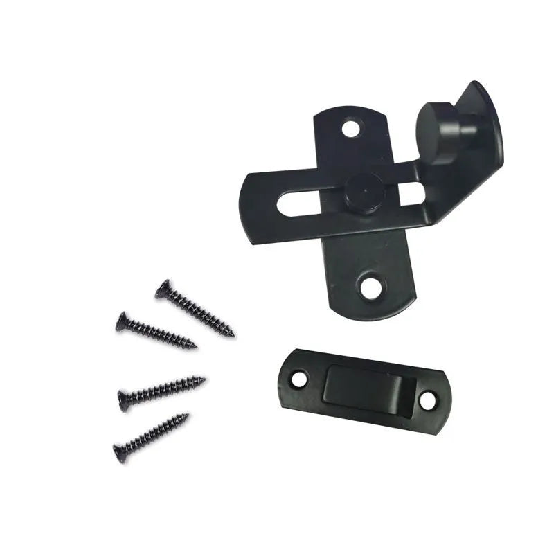 Warehouse hook sliding door lock with American-style hasp and 90-degree bracket design