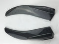 Pair of ABS car deflector lights with carbon fibre style finish for General Motors vehicles