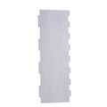 Stainless steel cream scraper cake decorating tool with polygon pattern designs