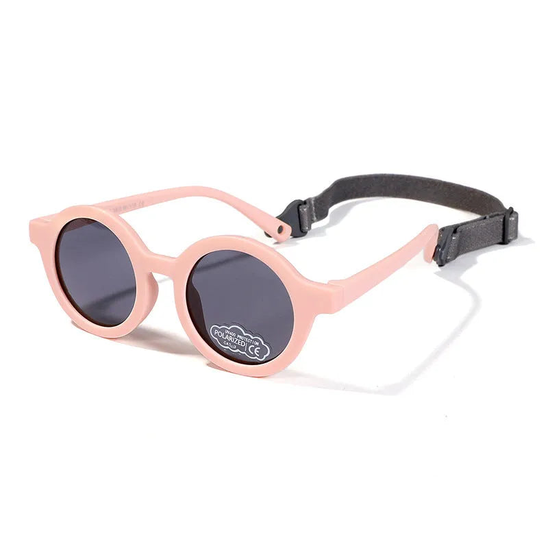 Children's round-frame sunglasses with UV400 protection for 0-3 year olds in various colours