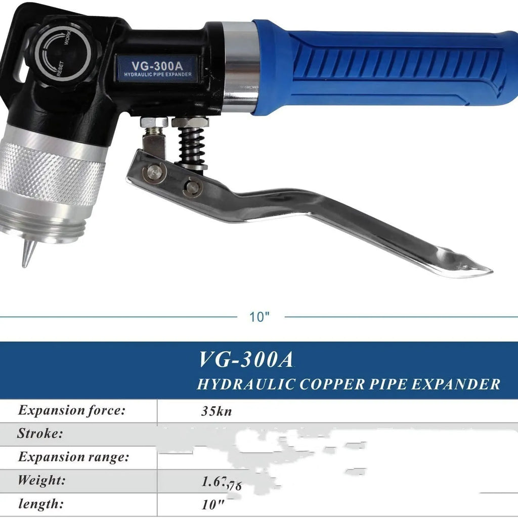 Hydraulic tube expander refrigeration tool with alloy steel construction for HVAC maintenance