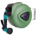 Automatic retractable hose reel with 10m PVC water pipe for car washing and garden watering