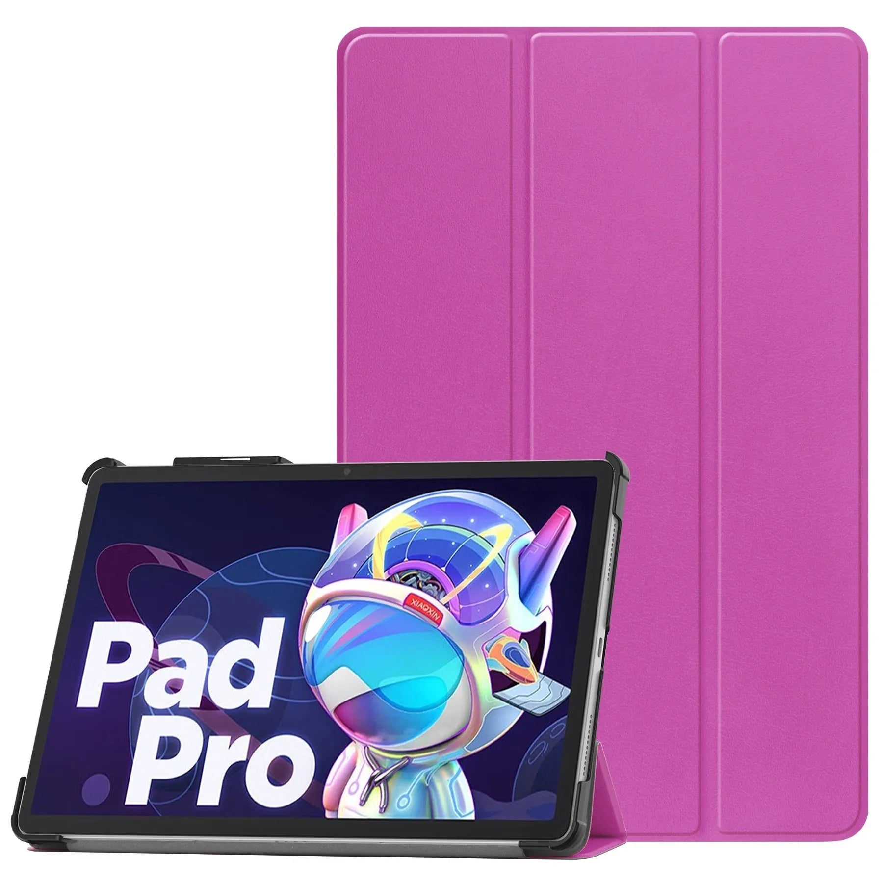 Lenovo Tab P12 12.7-inch tablet protective case with a three-fold stand in various colour and pattern options.