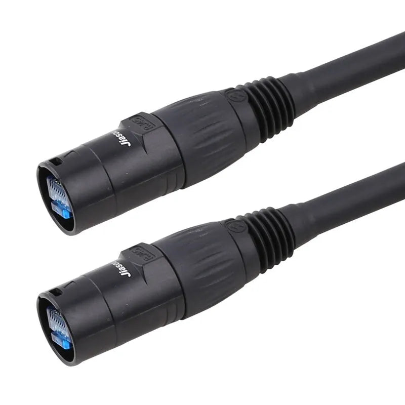 CAT6 RJ45 male to female Ethernet extension cable, 10 metre length, grey network coupler.