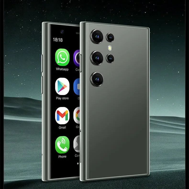 S23PRO & XS15 mini smartphone with 30cm screen in black, green or pink purple colours