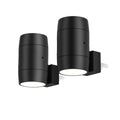 Small white plug-in night lamp with adjustable brightness control and rotatable light head