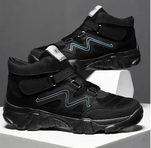Men's shoes in multiple colours including black, blue, brown, dark grey and black white options