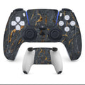 PS5 controller protection stickers with micro-frosted PVC surface in various design styles