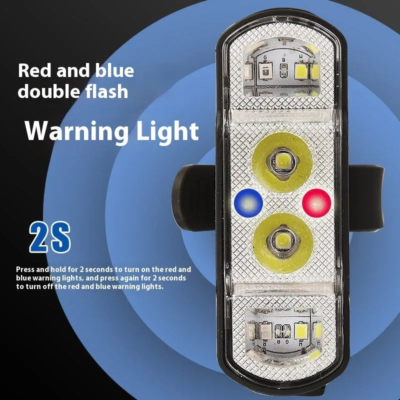 Black USB rechargeable bicycle headlight with 350 lumen LED for handlebar mounting.