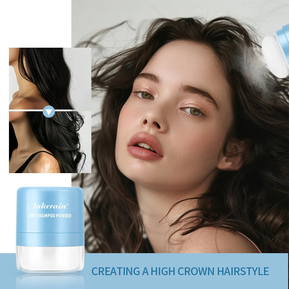 Disposable hair dry cleaning booster powder kit with sponge headband and mirror in 5g size