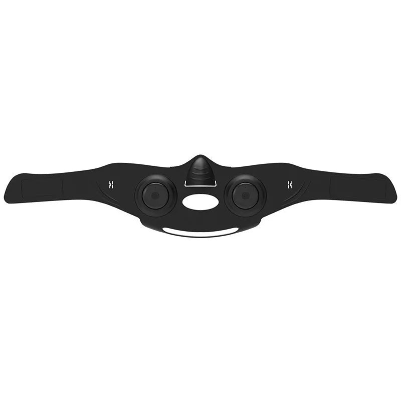 Black handheld photon mask beauty device with four gear settings and USB connection