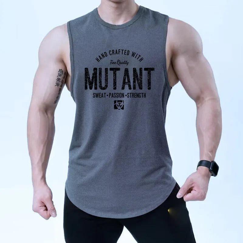 Loose fit polyester training waistvest in multiple colour variations including semicircle designs