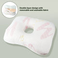 Beauty salon single hole ear pillow with detachable cover in Boer Gray colour for facial treatments