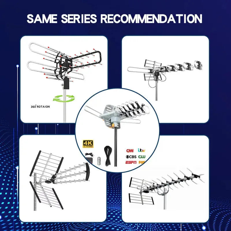 GR-1002 outdoor digital TV antenna receiver with rotatable design for signal optimisation