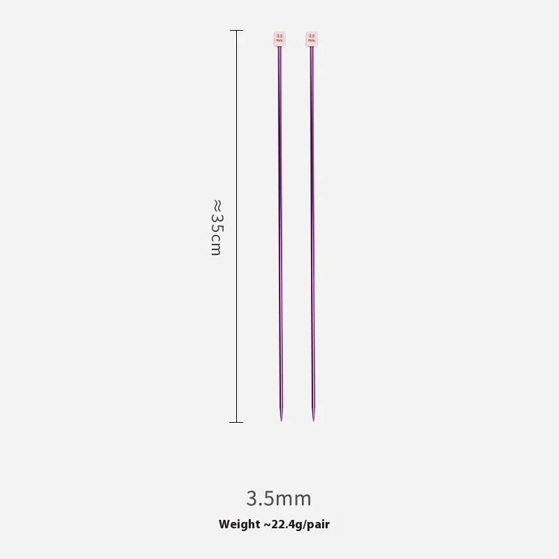 Complete set of 28 crochet hooks in 14 sizes from 2.0mm to 10.0mm with protective caps