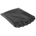 Round trampoline bungee fabric with button fasteners for repair and replacement.