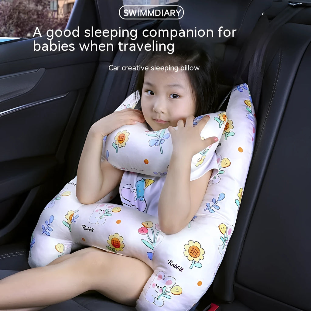 55x70cm automotive headrest pillow with pearl cotton filling showing pattern options