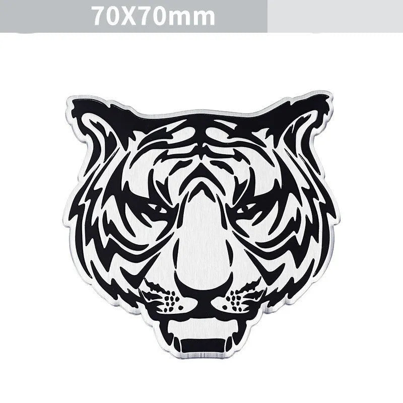 Aluminium car body decorative sticker with animal motif designs for vehicle customisation