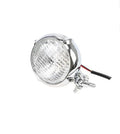 Harley 8cm black electroplated aluminium halogen headlight for motorcycles