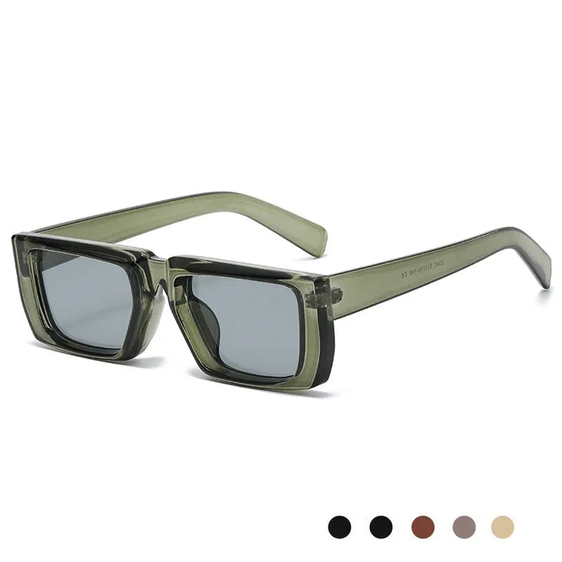 Y2K style special-shaped sunglasses with full frame and UV400 protection in multiple colour options.