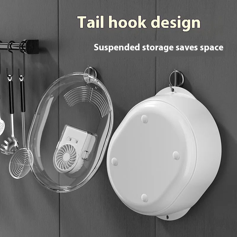 Aluminium quick defrosting plate showing modern design with USB cable connection option