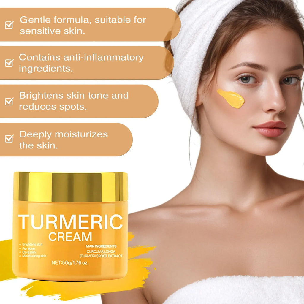50g jar of brightening hydrating moisturising cream, compact size.