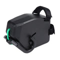 Black plastic bicycle trailer rope with universal hook connectors for towing child trailers