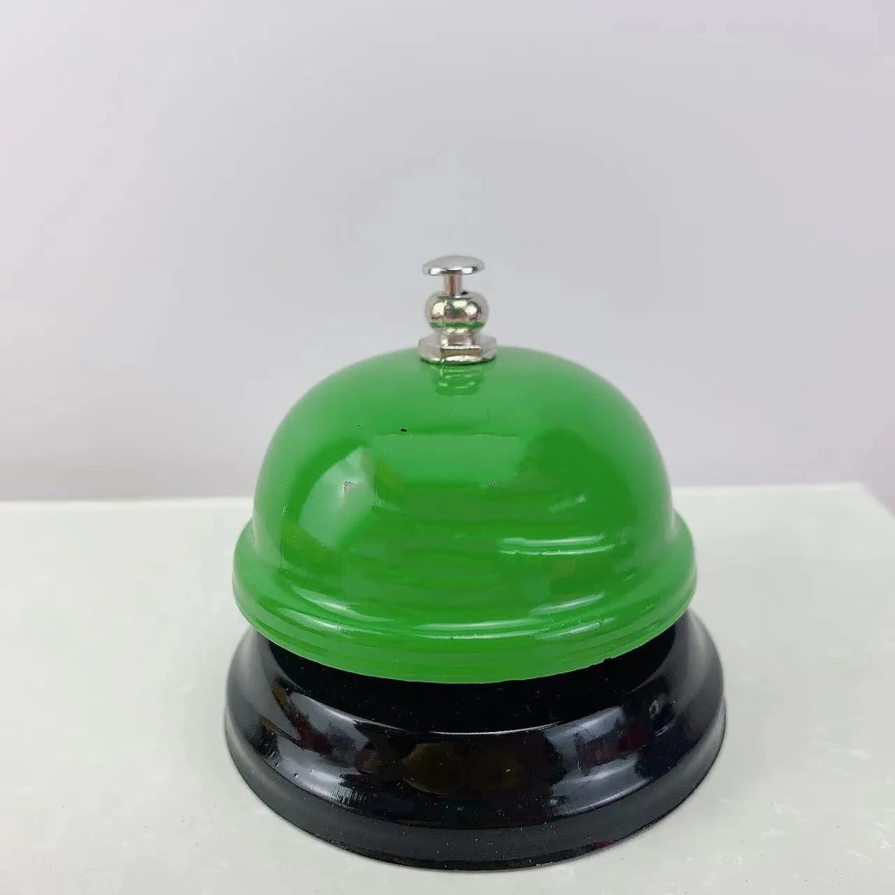 Iron classroom game alarm bell in various colours including Red Me and Green Tea variants