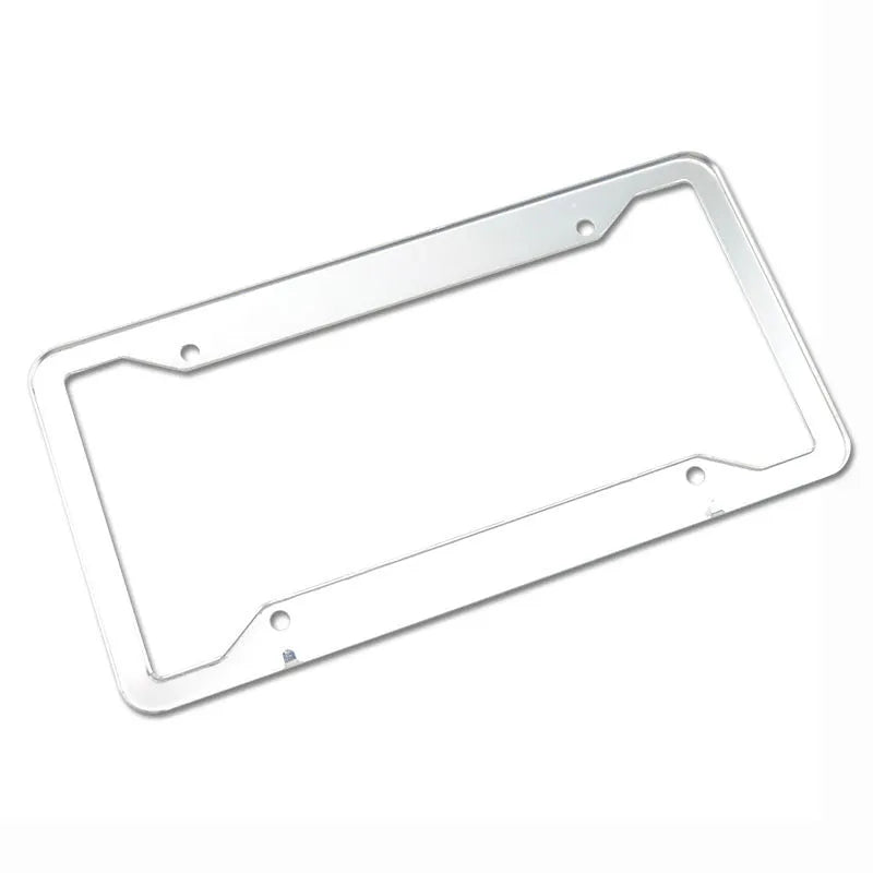 Aluminium alloy licence plate frame in black finish, showing 200x150mm dimensions.