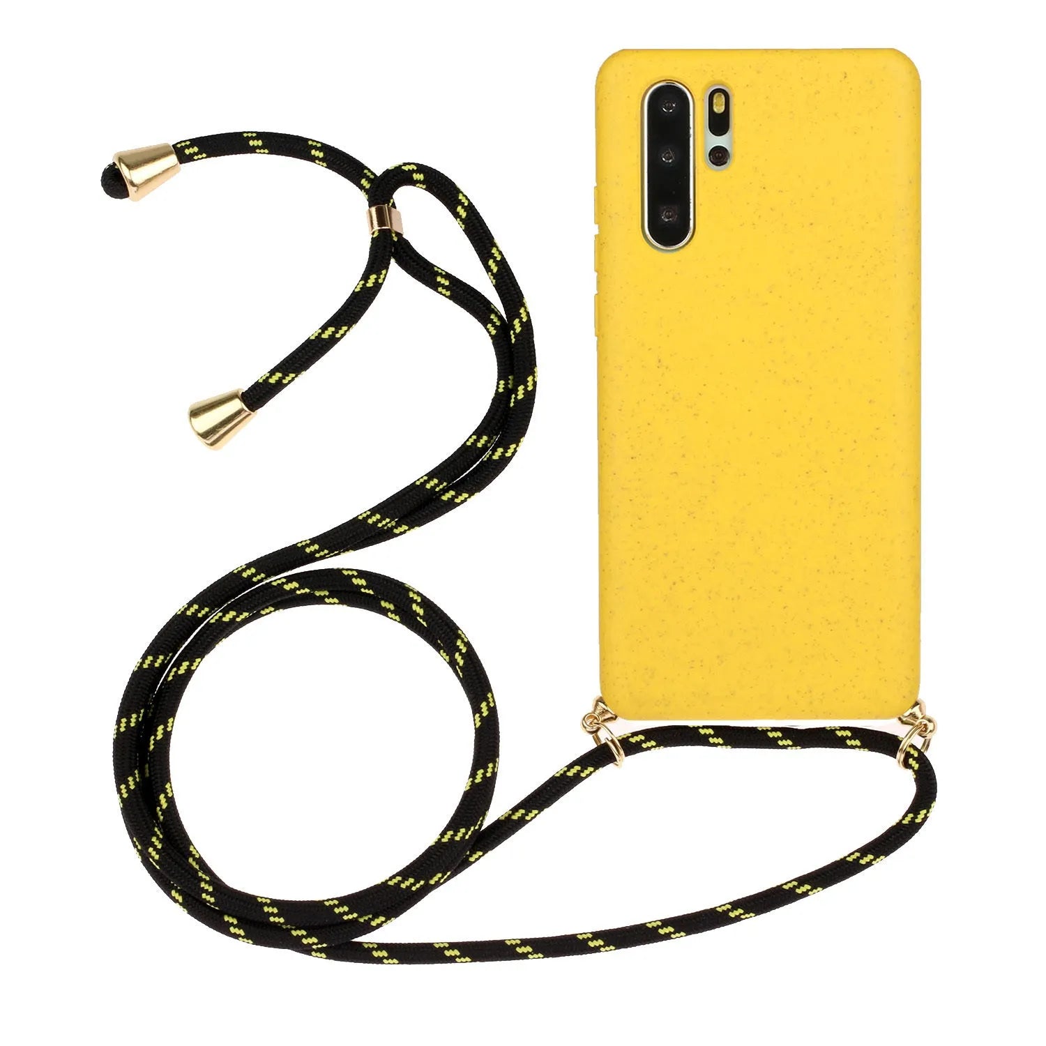 Huawei floral wrist strap phone case in TPU material showing painted back design
