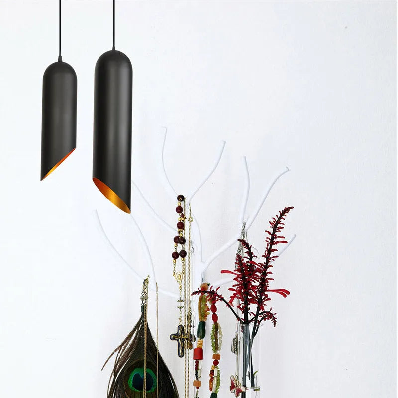 Retro iron art chandelier in D8053 matte black finish for bedroom or living room lighting