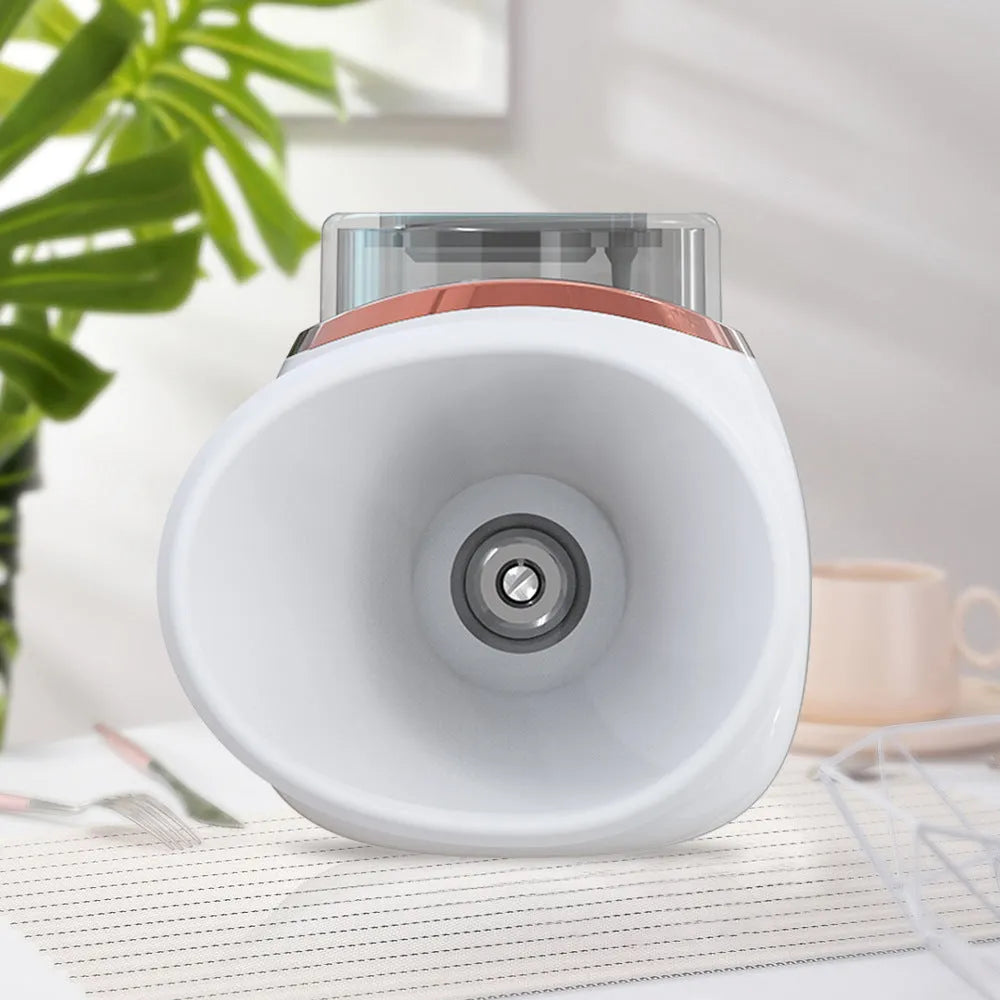 Purple and white eye humidifier with lithium battery and charging cable