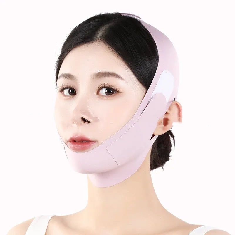 Small V face shaping mask in purple and green graphene 9.0 options with anti-sagging bandage design