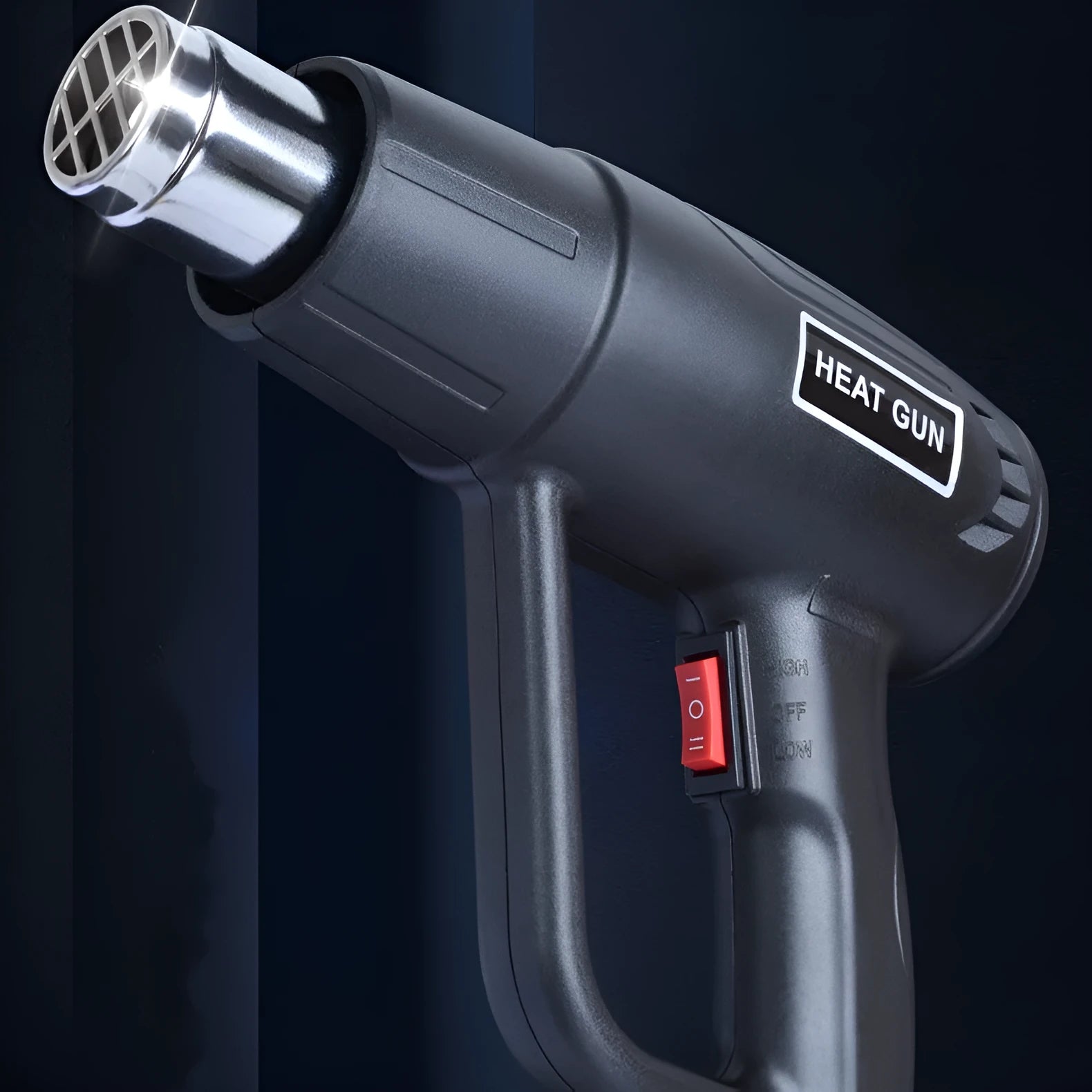 2000W industrial hot air tool with thermal insulation shell and two-speed temperature control switch