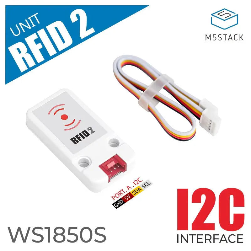 WS1850S 13.56 MHz RFID sensor module with HY2.0 cable for IoT development