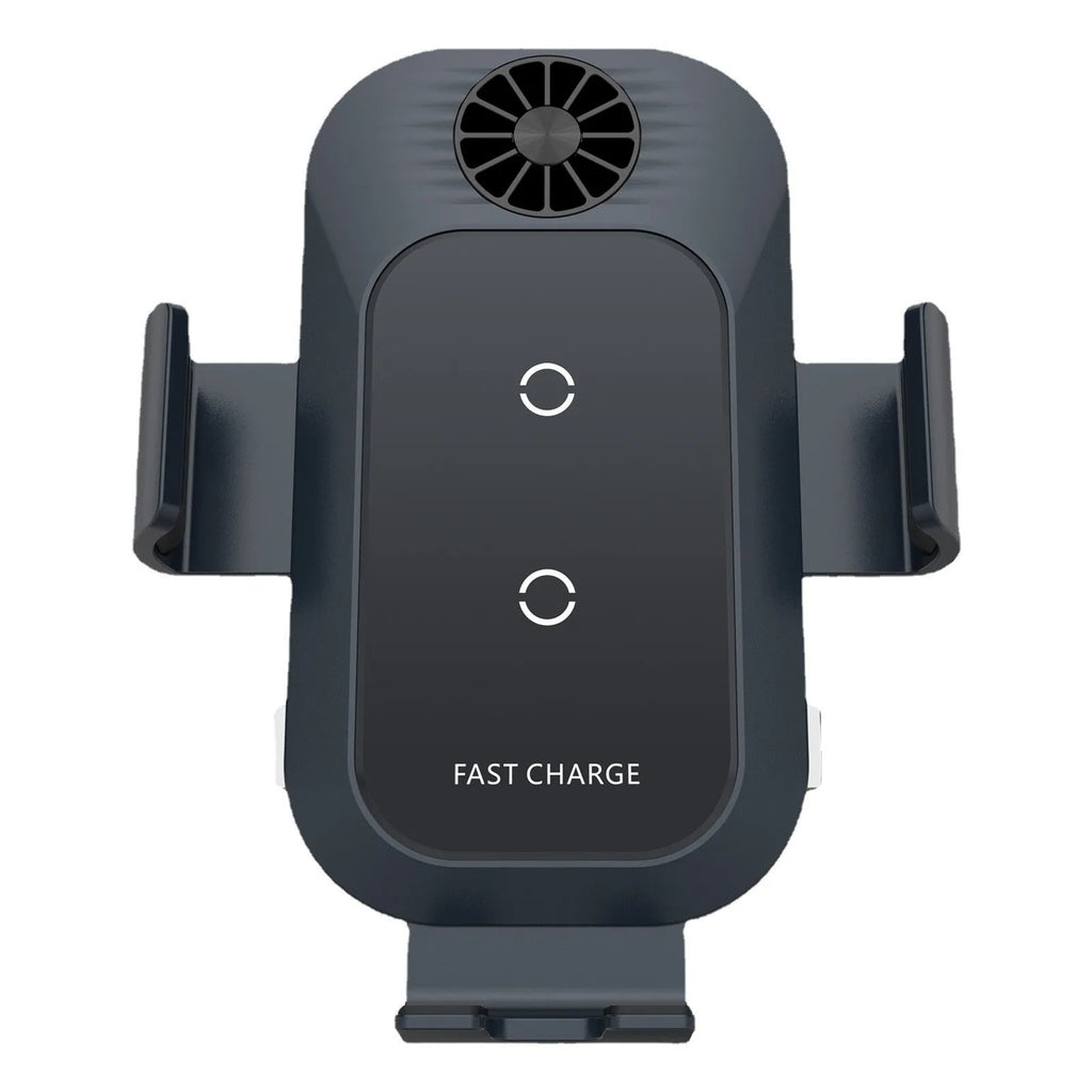 C35 colour car wireless charger phone holder mounted on car air vent with phone charging