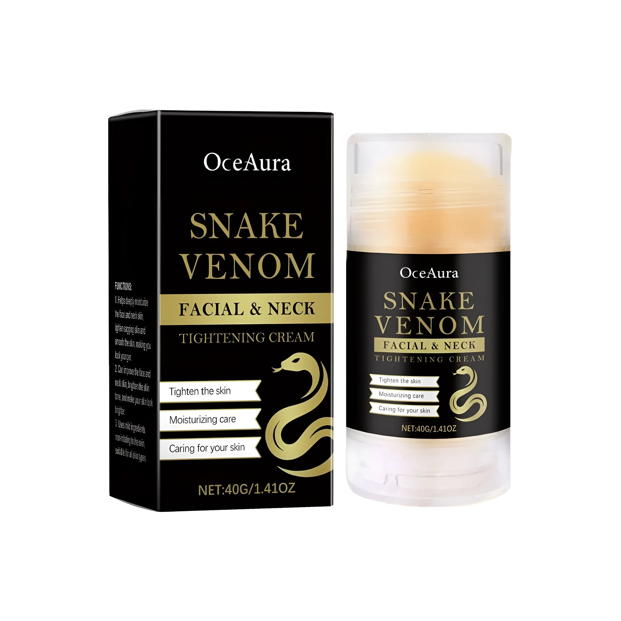 40g nursing stick of tightening cream with synthetic peptide and vitamins for face and neck
