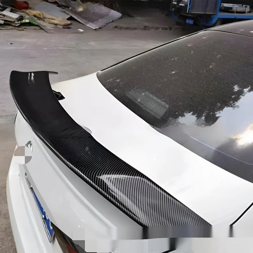 Universal punch-free ABS plastic car spoiler tail wing in various finishes