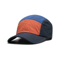 Men's khaki quick-drying curved brim baseball cap made from polyester and cotton blend
