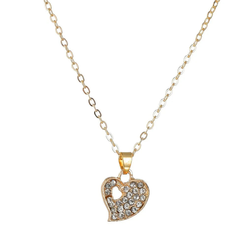 Women's gold electroplated alloy jewellery set with adjustable necklace, earrings, and bracelet