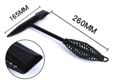 Electric welding slag hammer with spring handle for rust and slag removal