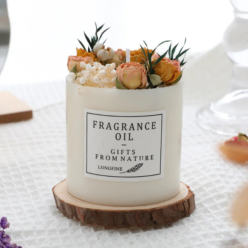 330g aromatherapy candle in choice of nine scents with optional gift packaging
