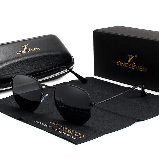 Classic round retro sunglasses for men in various colours including black, silver, and gun gray.